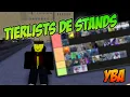 MI TIERLIST DE STANDS Madoss YBA