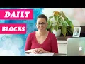 Get More Done with Block Scheduling FREE printable