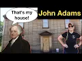 The location of John Adams birth and death