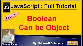 Boolean can be Object JavaScript Full Tutorial in Hindi
