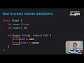 How to create custom initializers - Swift for Complete Beginners