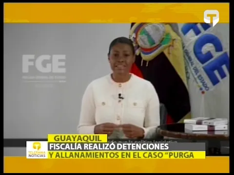 Fiscalía realizó detenciones y allanamientos en el caso Purga