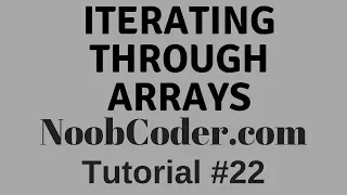 How to iterate an array with a loop in Javascript
