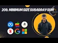 P30 209 Minimum Size Subarray Sum Leetcode Top Interview 150 C Sliding Window