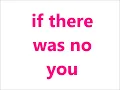 If There Was No You - Brandi Carlile lyrics