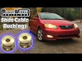Corolla XRS Shifter Cable Bushing Install