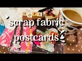 Lagu reuse fabric scraps fabric postcards LIVE REPLAY