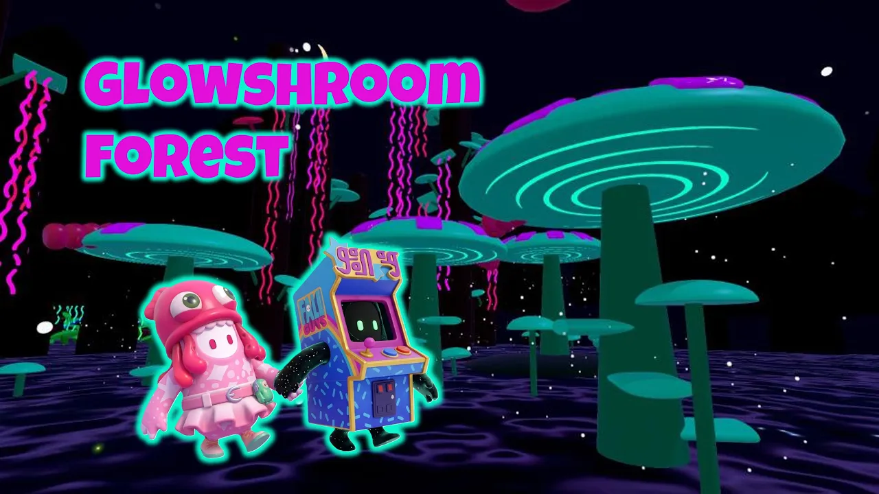 Fall Guys - Glowshroom Forest - by DoctorBootyJuice (sin cortes)