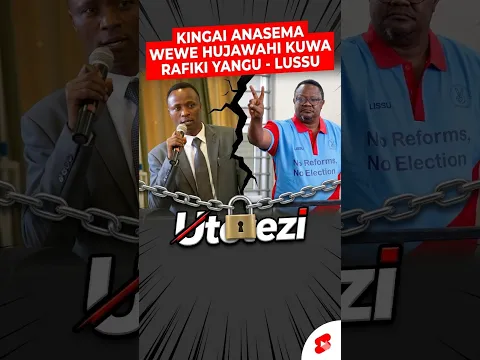KINGAI ANASEMA: “WEWE HUKUWAHI KUWA RAFIKI YANGU” — LISSU