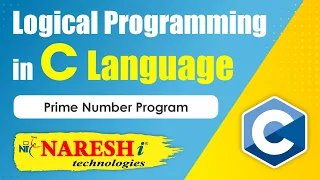 Prime Number Program Logical Programming in C Naresh IT
