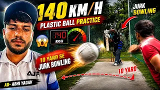 140KM/H😱 Plastic Ball practice 🏏🔥 ॥Abhi Yadav॥ #cricket #trending #viral #reels #shorts #foryou