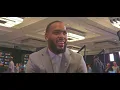 Michigan State safety Nikai Martinez at B1G Media Days