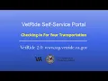 VetRide Self-Service Portal Training Checking-in For Your Transportation