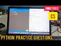 EMRS Tier 2 TGT PGT Computer Science Python Practice Questions Most Expected PYQs 2026