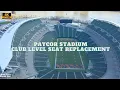 4K Drone Footage - Paycor Stadium Club Level Seat Removal