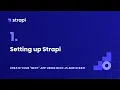Setting up Strapi
