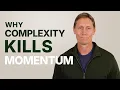 Why Complexity Slowly Destroys Momentum