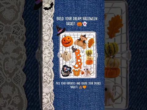 Build Your Dream Halloween Basket 🎃👻#shorts #halloween #vs #fyp