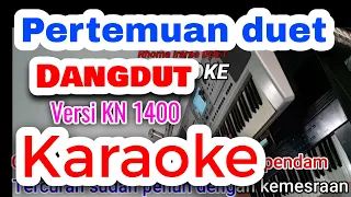 Download PERTEMUAN Duet KARAOKE Rhoma Irama FULL LIRIK Berjalan | Versi KN 1400 |Atex ODT MP3