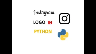 INSTAGRAM LOGO IN PYTHON PYTHON ART SMT PROGRAMMING