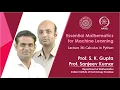 Lecture 36 Calculus in Python