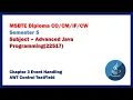 TextField using Event Handling - Revision of programs for Online Exam