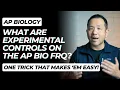 How to solve those CONTROL questions on the AP BIO FRQ