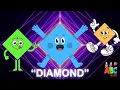 Diamond Shape Song I Fun Kids Rhymes Learn Shapes with Fun I Learn Diamond Shape I Rhombus shape