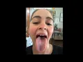 Long tongue girl 259