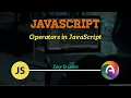 PHP Module 2 JavaScript Part 4 Operators in JavaScript Arithmetic Logical Relational Assignment