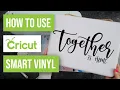 How To Use Cricut Smart Vinyl Permanent with your Joy Explore Maker