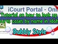 IDAHO4 HOW TO LOOK UP THE CHARACTERS IN THIS CASE MY VERSION iCourt Idaho Name Search