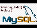Replace and Substring - index function in MySQL Part MySQL Tutorial for Beginners in Hindi
