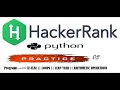 HackerRank Python Practice IF-ELSE LOOPS LEAP YEAR ARITHMETIC OP Questions Solved