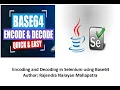 Encoding and Decoding in Selenium using Base64