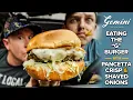 Eating GEMINI s 19 G Burger in Lincoln Park Chicago