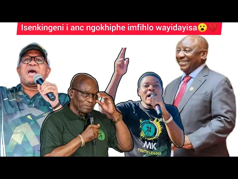 Download MP3 ISENKINGENI I ANC NGOYIDAYISILE WAKHIPHA IMFIHLO YANGAPHAKATHI ELUNGWINI..