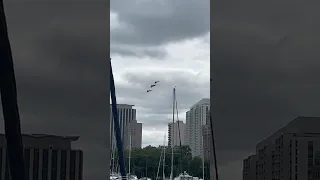 Blue Angles in Chicago, practicing 🛩️ @sailingintooblivion