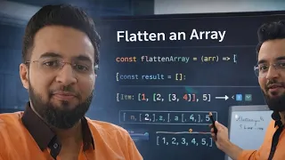Flatten Arrays in JS WITHOUT flat or reduce Vanilla Code Only