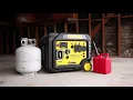 Champion 5500-Watt Electric Start Dual Fuel Inverter Generator Model 201003