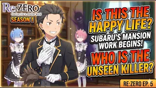 re zero s1 episode 5 explained in english the mansion curse begins zeroanime e