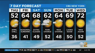 New York Weather CBS2 Evening Forecast at 6PM