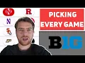 I Picked EVERY Big Ten College Football Game