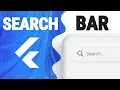 Flutter Search Bar - The Simplest Fastest Way