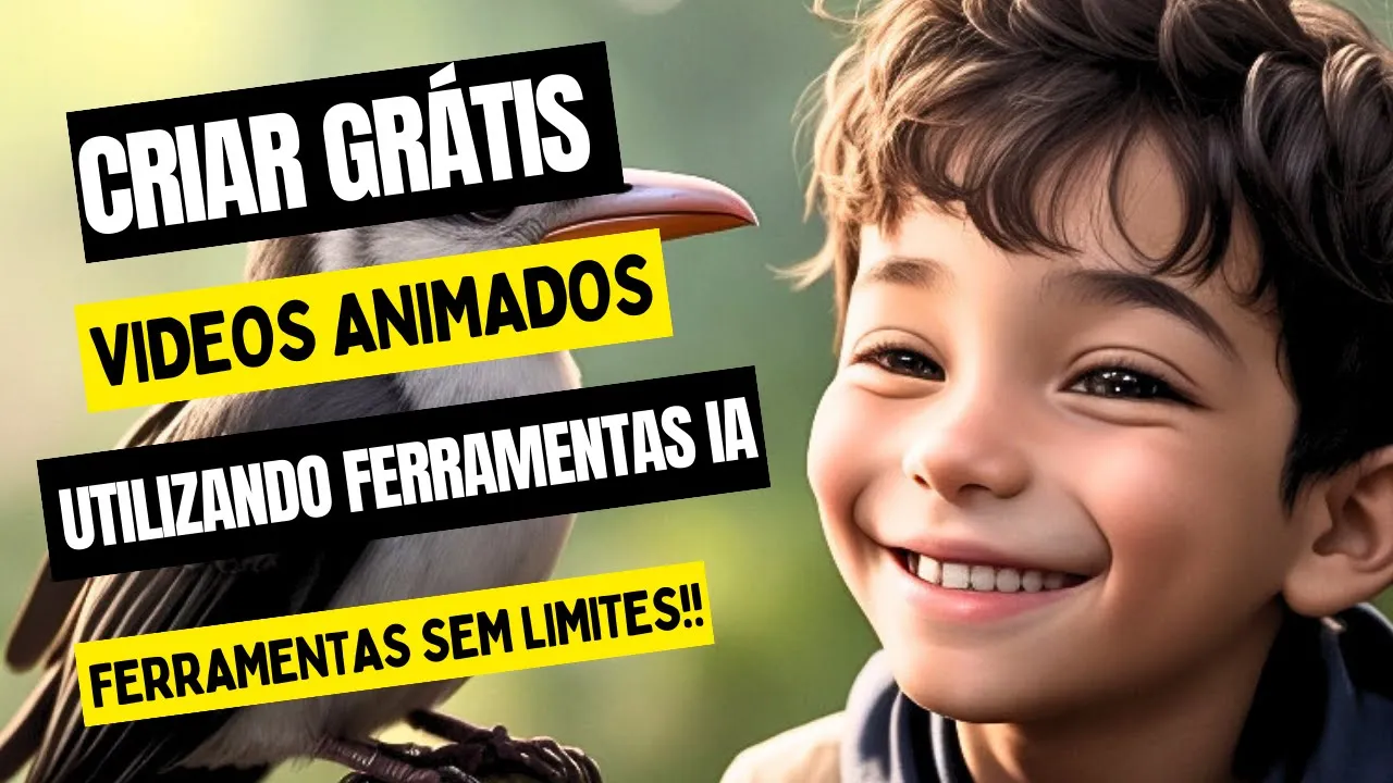 COMO CRIAR VIDEOS ANIMADOS GRÁTIS COM FERRAMENTAS IA CRIE VIDEOS SEM LIMITES