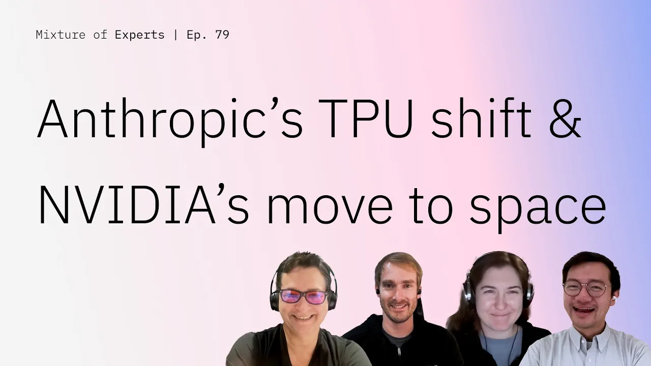 Poster for Anthropic’s TPU move and NVIDIA’s Starcloud