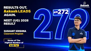 🏆 AIR 272 | NEET UG 2026 Topper | Sushant Krishna 🎉