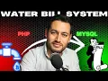 Water Billing Management System in PHP and MySQL