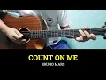 Count On Me - Bruno Mars Easy Guitar Tutorial with Chords and