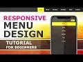Responsive Menu with HTML CSS and javascript - How To Create a Responsive Navigation Menu